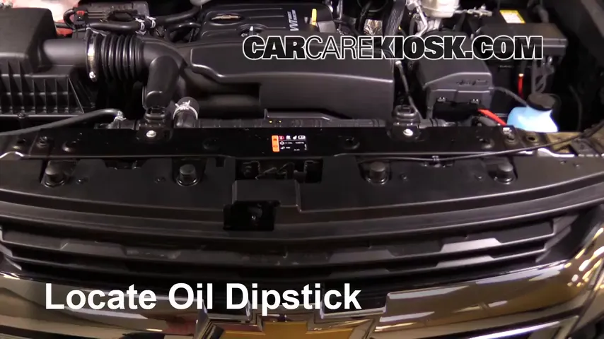 2016 Chevrolet Colorado LT 2.5L 4 Cyl. Crew Cab Pickup Oil Check Oil Level